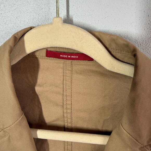 Mossimo Womens Blazer Jacket Large Camel Brown 2 Button Smart Casual Pockets - Picture 10 of 12